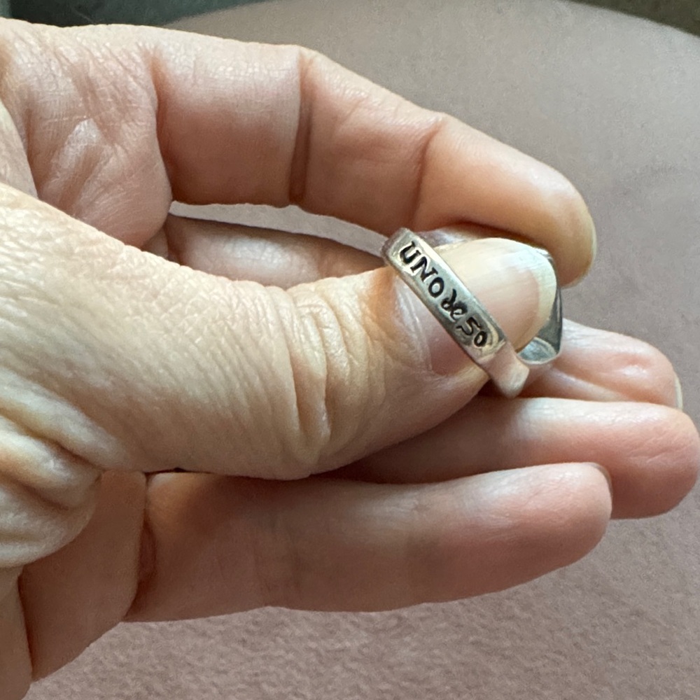 Silver Ring With Multicolor Gemstone - image 3